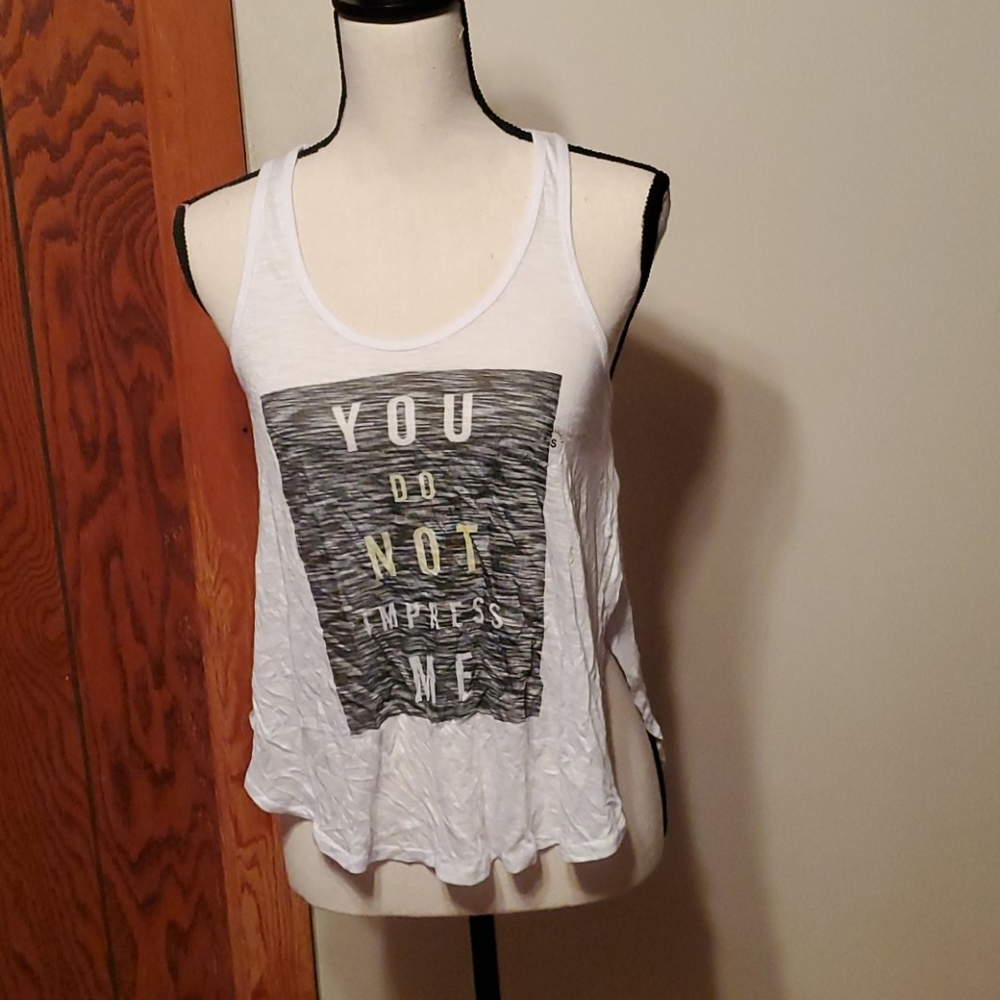 Aeropostale Racerback Tank W/Split Sides Size Sm